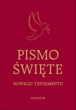 Biblia Tysiąclecia Nowy Testament wyd. V - duży druk bordowe - oprawa twarda