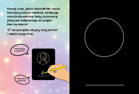 Biblijna zdrapywanka - Cuda Pana Jezusa - oprawa twarda