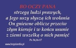 Magnes 33 na lodówkę BO OCZY PANA strzegą ludzi