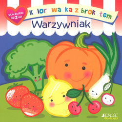 Kolorowanka z brokatem Warzywniak - Ola Makowska