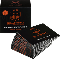 The Audio Bible Super Production -edycja limitowana - Stary i Nowy Testament BOX wersja angielskojezyczna - CD/MP3
