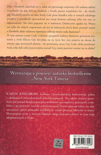 Love story - Karen Kingsbury - oprawa miękka