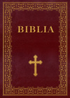 Biblia Warszawsko-Praska Biblia Edukacyjna ze złotą ręcznie wyciskaną pieczęcią papieską
