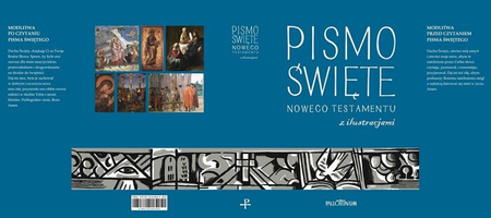 Biblia Tysiąclecia Nowy Testament z ilustracjami duży oprawa twarda w obwolucie