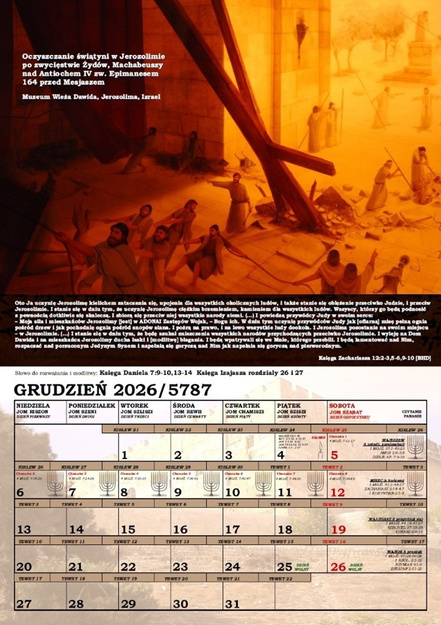 Kalendarz Mesjański Dolina Decyzji i Sądu proroczy na rok 2026