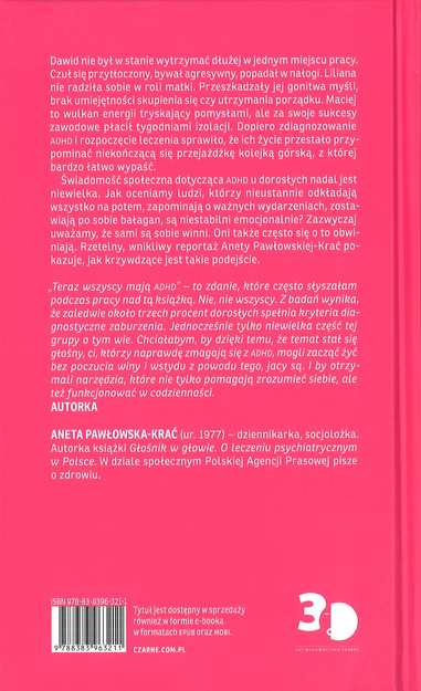 Milion myśli naraz. O dorosłym z ADHD – Aneta Pawłowska-Krać - oprawa twarda