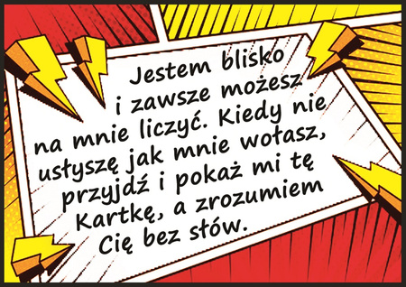 Słowa maja Moc! - Kartki ze słowami komunikacji 