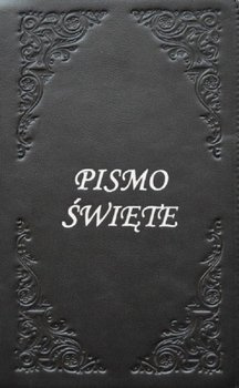 Biblia Tysiąclecia mała index skóra zamek oazowa czarna