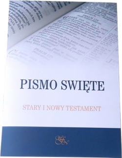Uwspółcześniona Biblia Gdańska UBG A4 XXL duża miękka duża czcionka