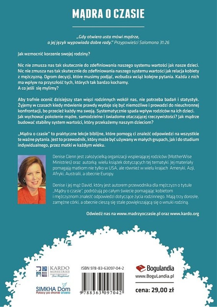 Mądra o czasie i Mądry o czasie PAKIET - David i Denise Glenn + Bonus