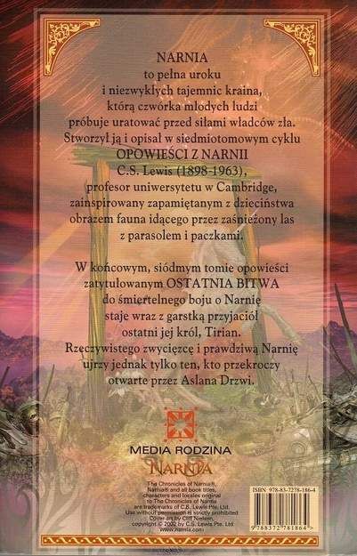 Opowieści z Narnii komplet 7-pak - C.S. Lewis - oprawa miękka