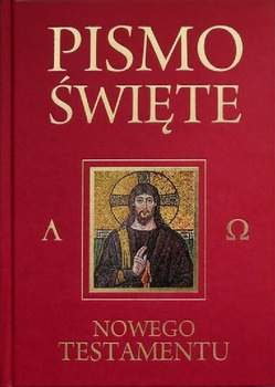 Biblia Warszawsko-Praska Nowy Testament duży bordo duży druk