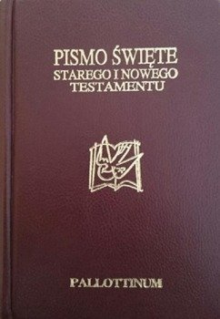 Biblia Tysiąclecia mała Pielgrzyma miękka ekoskóra złoto brąz