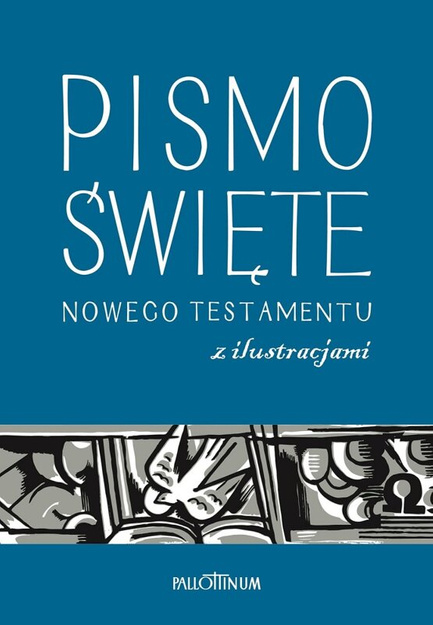 Biblia Tysiąclecia Nowy Testament z ilustracjami duży oprawa twarda w obwolucie