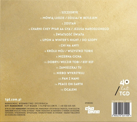 TGD - Kolędy Świata 3 - Ania Karwan, Kuba Badach, Mateusz Ziółko - CD