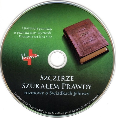 Szczerze szukałem odpowiedzi rozmowy o Świadkach Jehowy - DVD