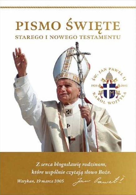 Biblia Warszawsko-Praska A4 domowa w białej obwolucie