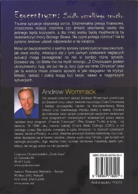 Egocentryzm Źródło wszelkiego smutku - Andrew Wommack - oprawa miękka