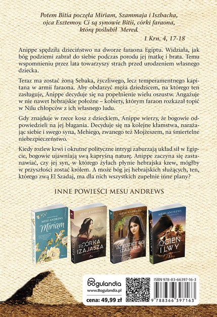 Córka Faraona - Mesu Andrews - Powieść biblijna z serii Skarby Nilu - E-BOOK