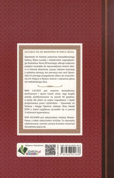 Opowiedz mi historię - opowieść o wieczności - Max Lucado - oprawa miękka