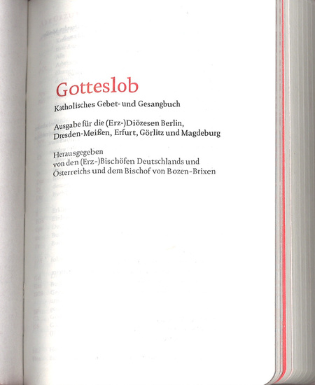 Gotteslob – Gebet- und Gesangbuch -oficjalny niemieckojęzyczny katolicki modlitewnik i śpiewnik liturgiczny.