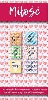 Zakładki magnetyczne - Miłość - 6 szt.