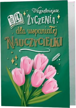 Karnet - kartka - Dla wspaniałej Nauczycielki
