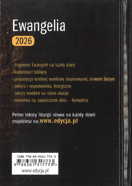 Ewangelia 2026 Droga Prawda i Życie - mały format oprawa twarda