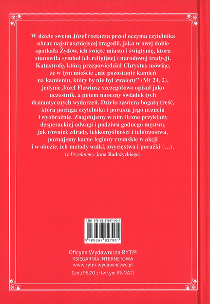 Wojna Żydowska - Józef Flawiusz - oprawa twarda