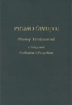 Nowy Testament z księgami Psalmów i Przysłów UBG - oprawa PU ekoskóra morska