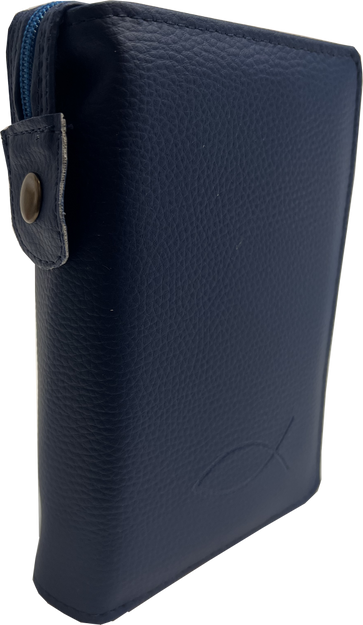 Okładka skórzana na Biblię Tysiąclecia granat