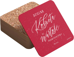 Podstawka korkowa - Dzielna kobieta