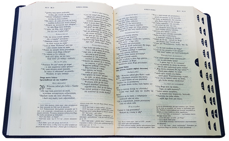 Biblia Tysiąclecia mała eko pielgrzyma index granat