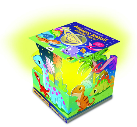 Dobranoc Dinusie wyciągamy podusie Książeczka i lampeczka