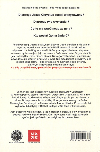 Dlaczego Jezus umarł? - John Piper - oprawa miękka