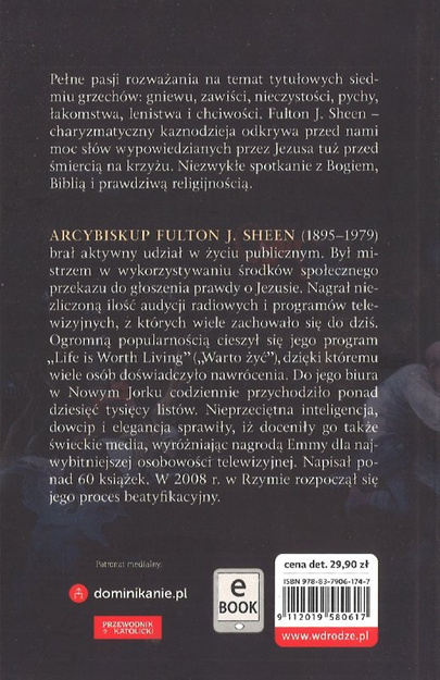 Siedem grzechów głównych - Fulton J. Sheen - oprawa miękka