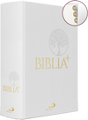 Biblia Edycja Świętego Pawła Biblia Plus - płótno biała z paginacją - oprawa twarda