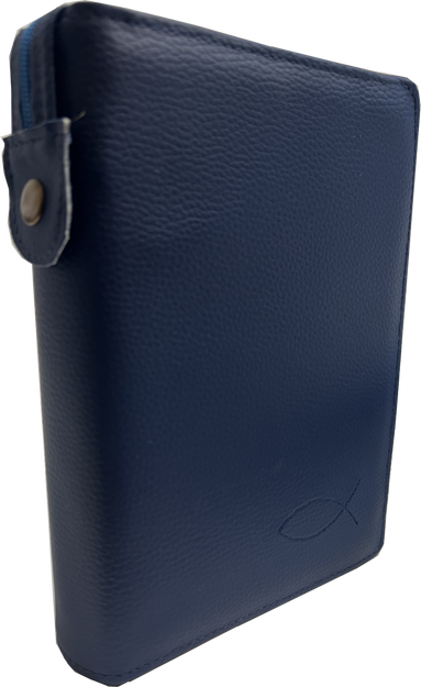 Okładka skórzana na Biblię Tysiąclecia dużą granat