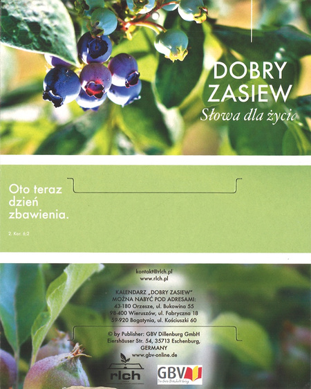 Dobry Zasiew 2026 z rozważaniami - kalendarz zrywany