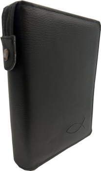 Okładka skórzana na Biblię Tysiąclecia dużą czarna