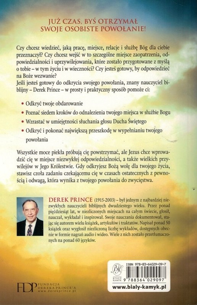 Odkryj swoje powołanie i zwycięstwo w Bogu - Derek Prince - oprawa miękka