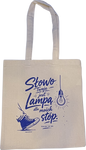 Torba bawełniana naturalna - Słowo twoje jest lampą dla moich stóp Psalm 119,105