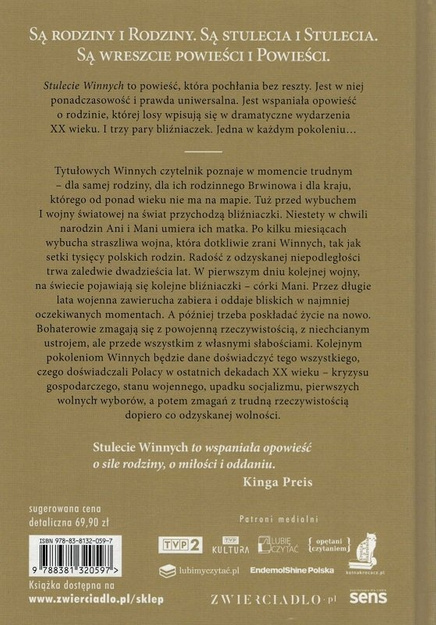 Stulecie Winnych - Ałbena Grabowska - bestsellerowa trylogia w filmowej odsłonie