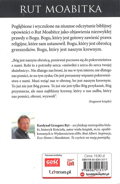 Rut Moabitka Krewna Boga - abp Grzegorz Ryś - oprawa miękka