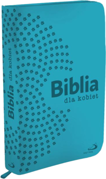 Biblia dla kobiet  Edycji Świętego Pawła oprawa turkusowa z zamkiem