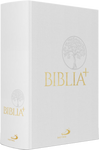 Biblia Edycja Świętego Pawła Biblia Plus - płótno biała - oprawa twarda