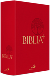 Biblia Edycja Świętego Pawła Biblia Plus - płótno czerwona - oprawa twarda