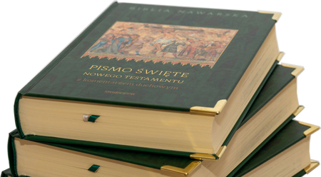 Biblia Nawarska Nowy Testament z komentarzem duchowym - ekskluzywna oprawa twarda z okuciami