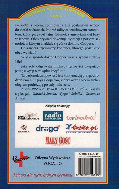 Na dnie morza.  Przygody rodziny Cooperów cz. 4 - Frank E. Peretti - oprawa miękka