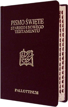 Biblia Tysiąclecia mała miękka ekoskóra index brąz